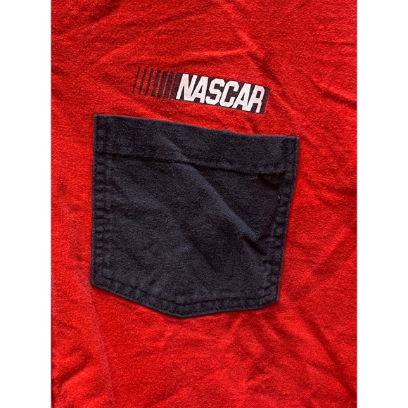 NASCAR Shirt Womens 26/28‎ 4XL Button Front Racing Spell Out Running Hot Red - Picture 4 of 11